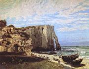 Gustave Courbet, The Cliff at Etretat after the Storm (mk09)